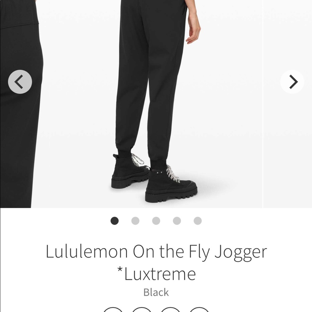 Lululemon On the Fly Jogger *Luxtreme
Black Size 4